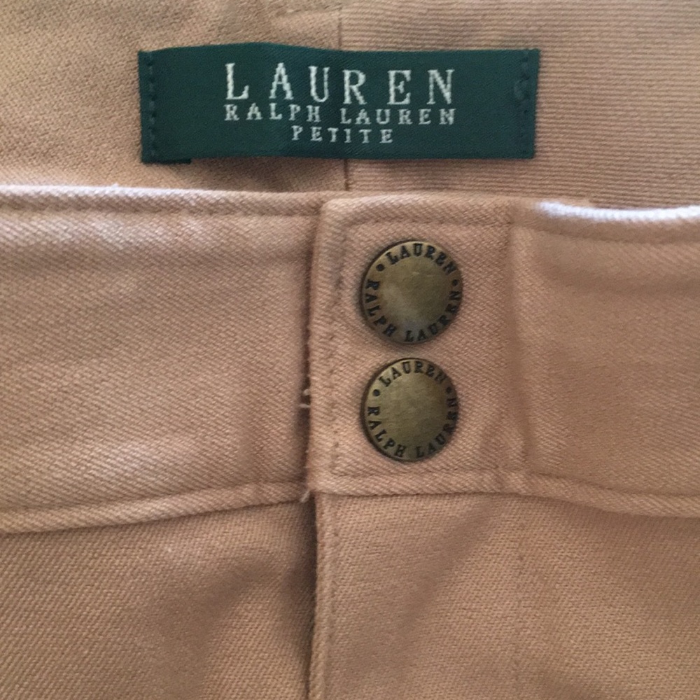 Ralph Lauren Khaki Riding pants, size 10 petite. - Picture 1 of 3